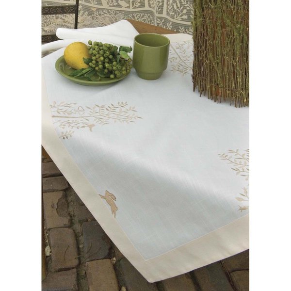 Heritage Lace Rabbit Hollow 36 x 36 in. Table Topper RH-3636